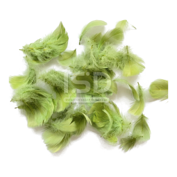 Decorative feathers 5–8 cm: eleven colours for the same three jobs