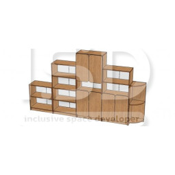 Стінка дитяча з 5-ти елементів