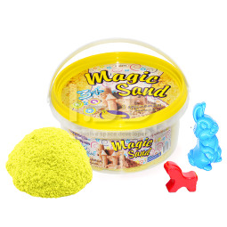Magic sand - желтого цвета с ароматом банана 350 г
