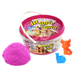 Magic sand - розового цвета с ароматом клубники 350 г