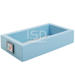 Soft foam bed, square, large, with pocket from ISD