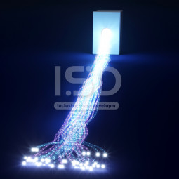 Fiber optic bundle 100 fibers/Пучок фиброоптичного волокна 100 волокон L-200 см