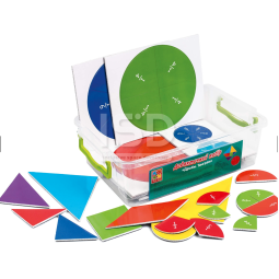 Demonstration magnetic set "Fractions. Tangram" 