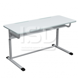 Double Student Desk with Seamless PU Edge Group 4-7