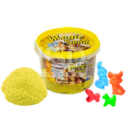 Magic sand - желтого цвета с ароматом банана 500 г
