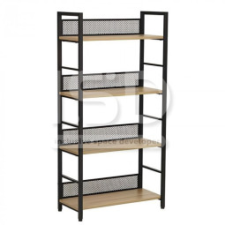 RAW R4 Premium 4-Tier Open Industrial Bookshelf i