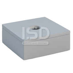 Soft cabinet module for column with bubbles 100*100 cm (square)