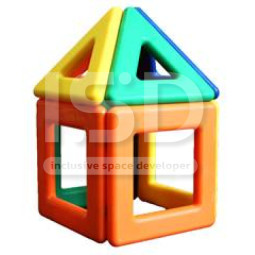 Magnetic constructor, 16 parts MAGNIKOSHA 0+