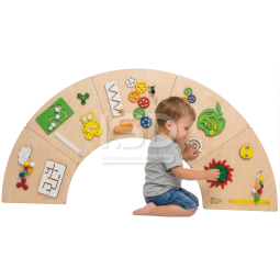 Сенсорна бізіборд-стіна «Райдуга» (Montessori) ISD™